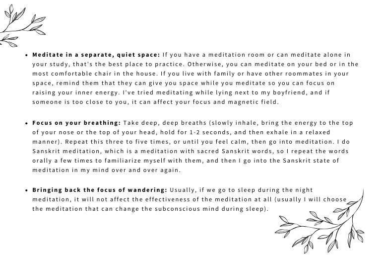 How to meditate at home
