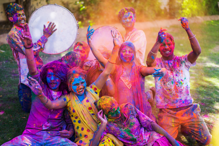 A group of people are finding the inner child's sense of joy and spontaneity through play
