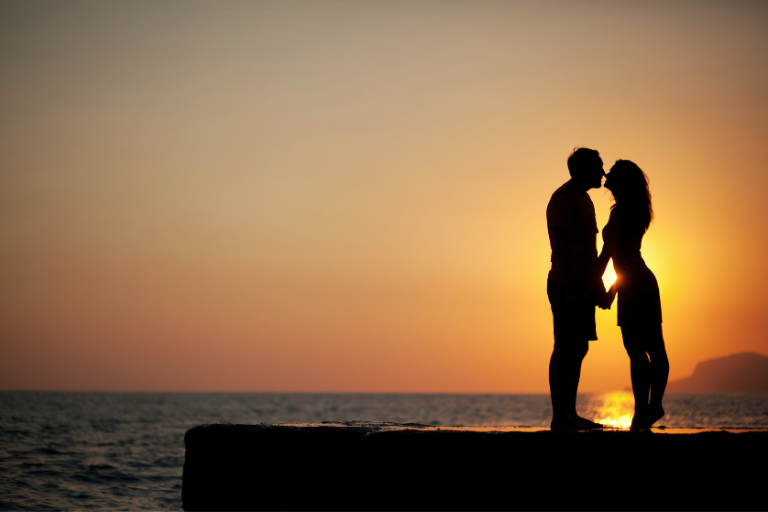 A couple learns the language of love and their relationship learns and grows from it