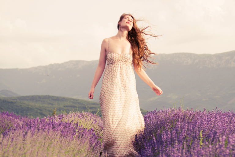 A woman enjoying the joy of healing her inner child